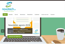 Tablet Screenshot of novatech-srl.it